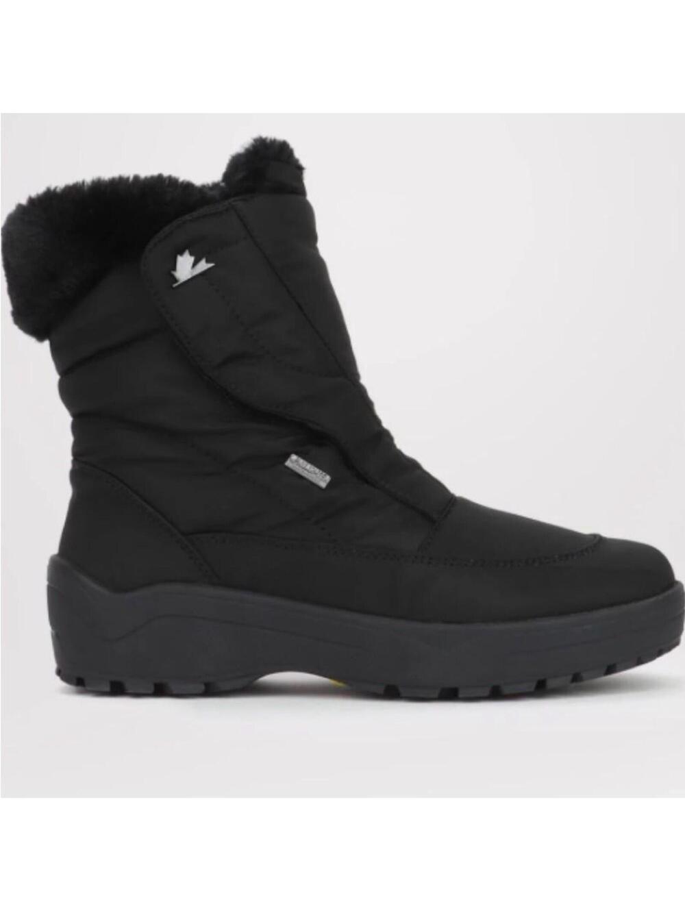 Pajar Canada Kimmi Nylon Insulated Winter Boots With Ice Grippers Size 5/5.5